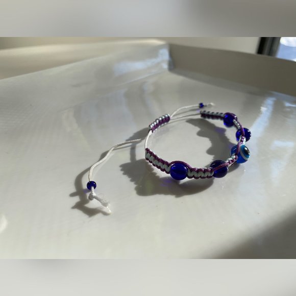 Swarovski Beaded Crochet Handmade Bracelet - Picture 5 of 5